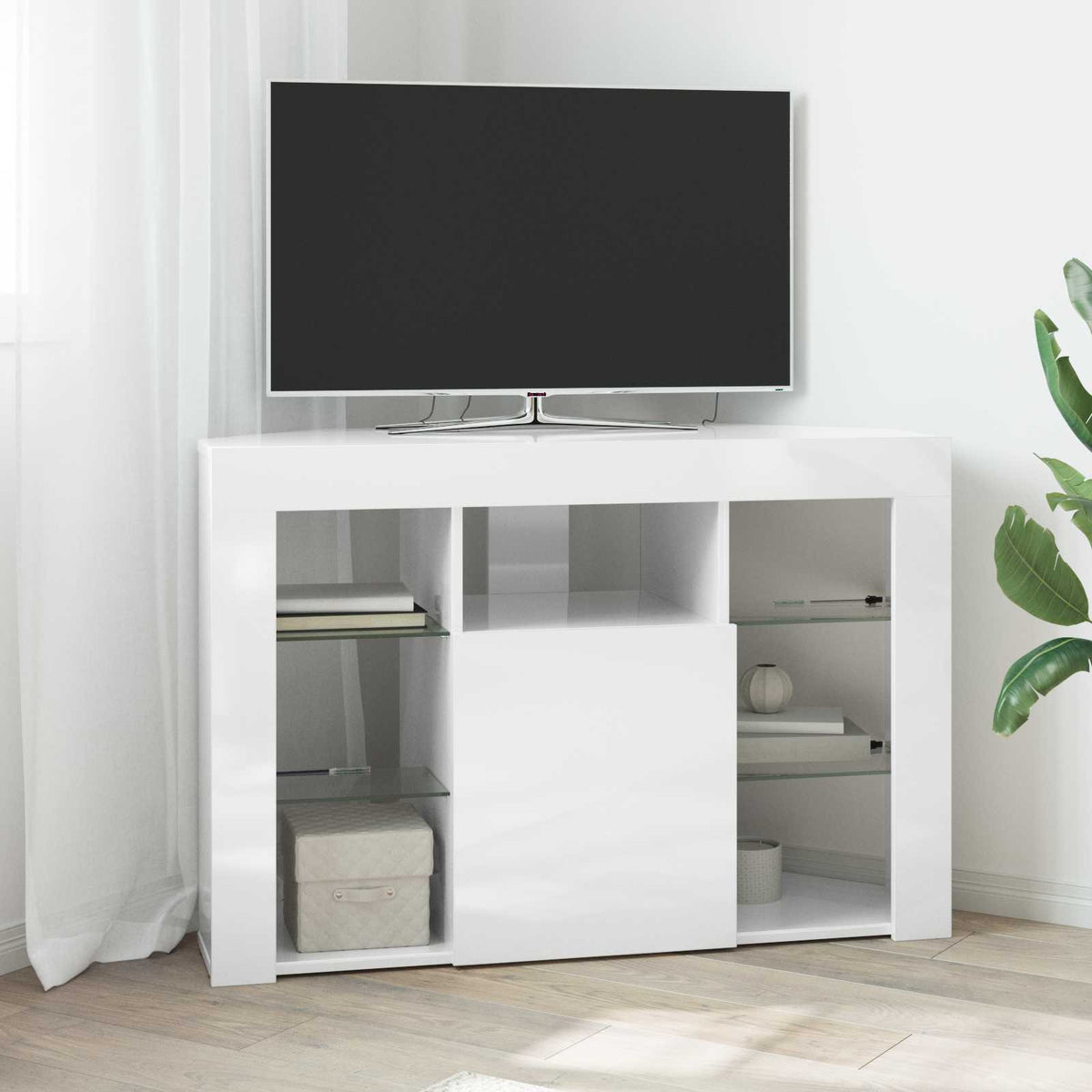 Meuble Tv Led D'angle 100 X 40 X
