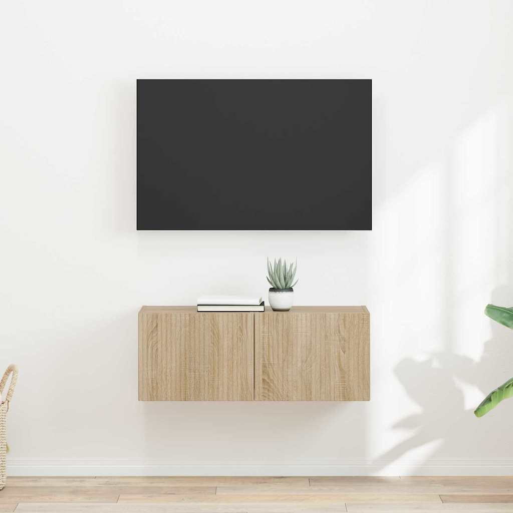 Meuble Tv Mural Bois D'ingénierie