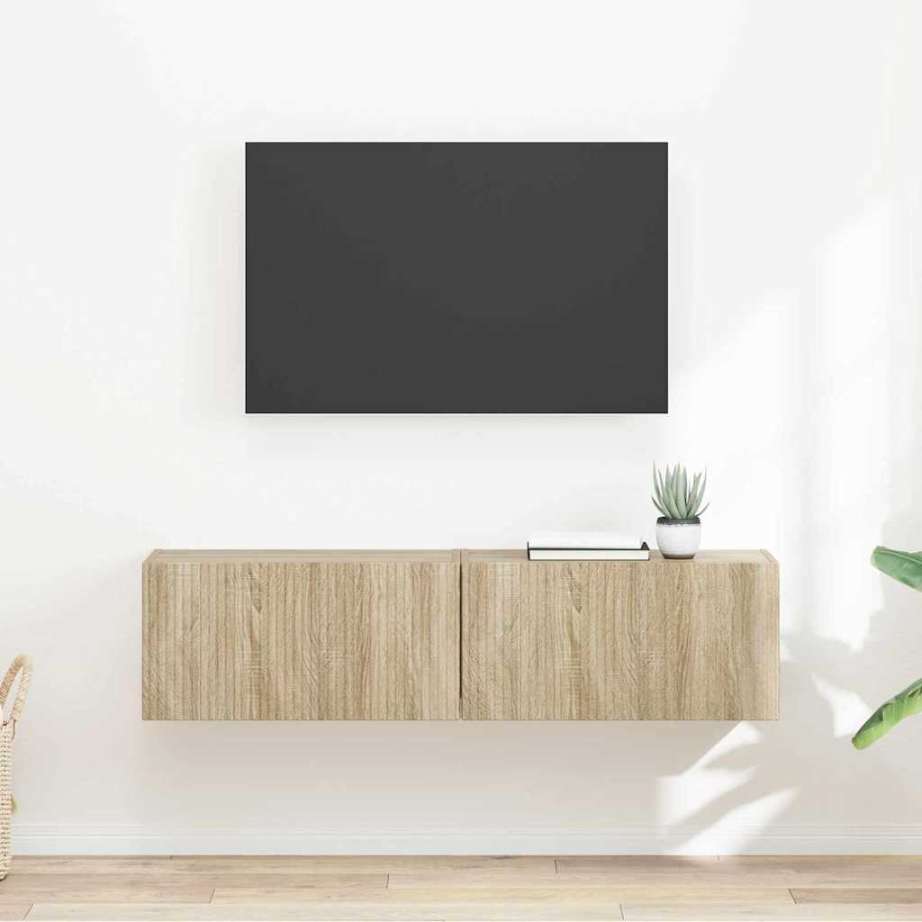 Meuble Tv Mural Bois D'ingénierie