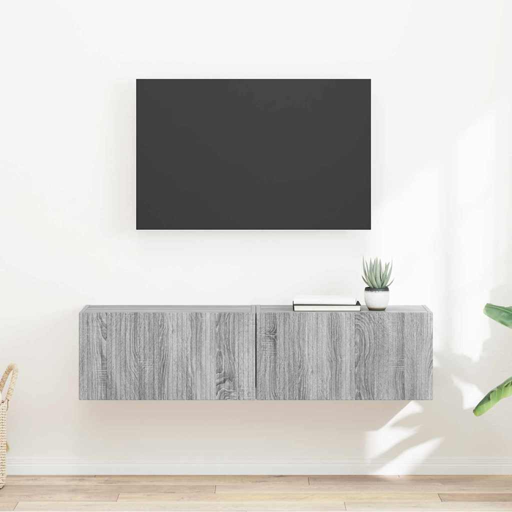Meuble Tv Mural Bois D'ingénierie