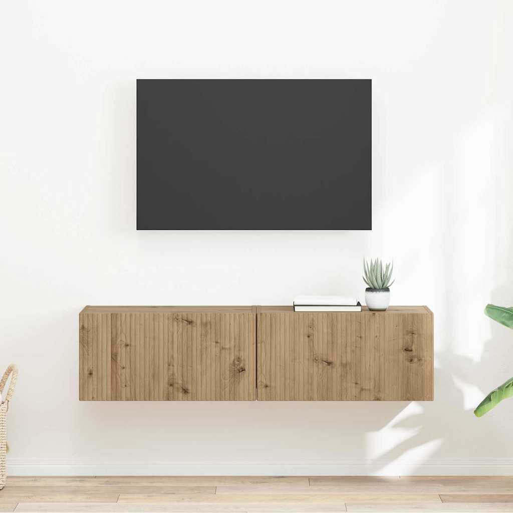 Meuble Tv Mural Bois D'ingénierie
