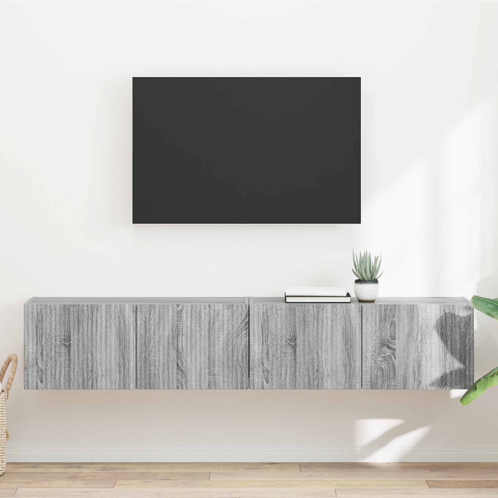 Meuble Tv Mural Bois D'ingénierie