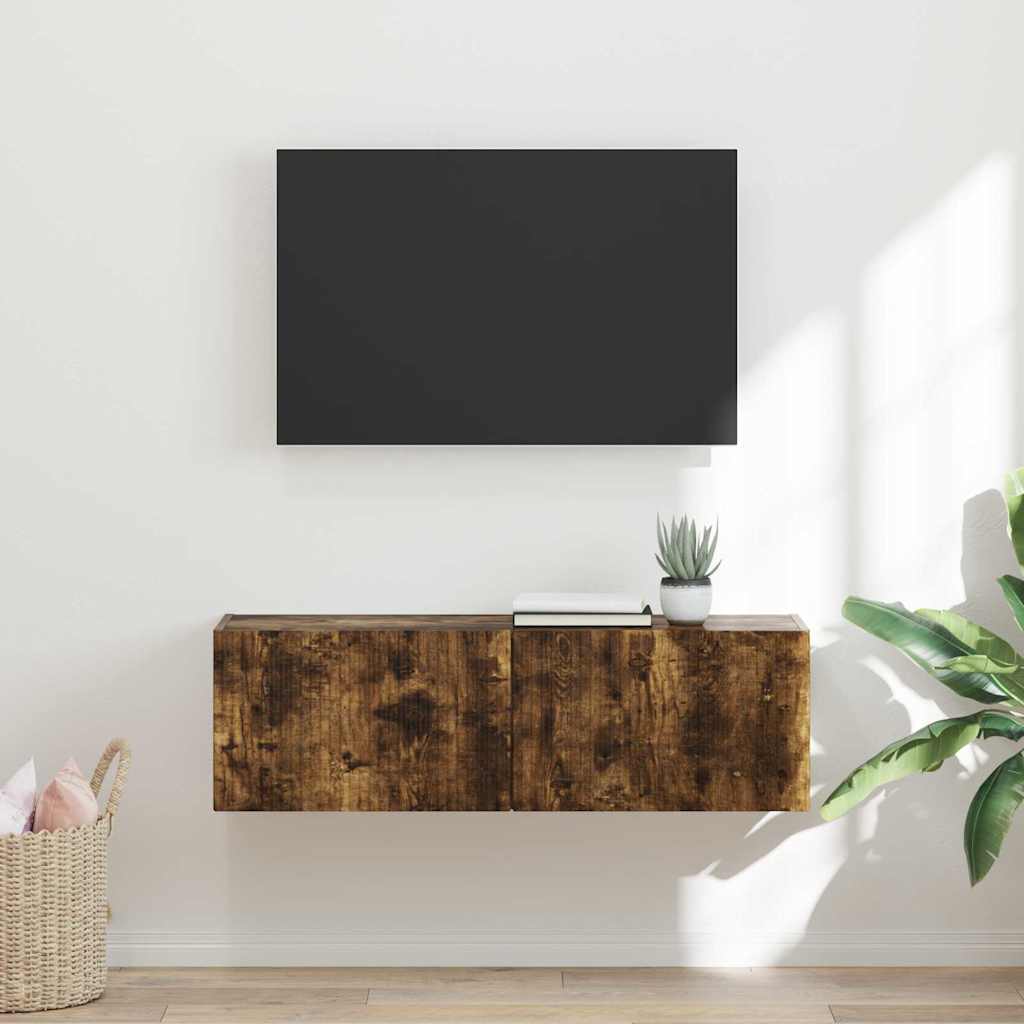 Meuble Tv Mural Bois D'ingénierie