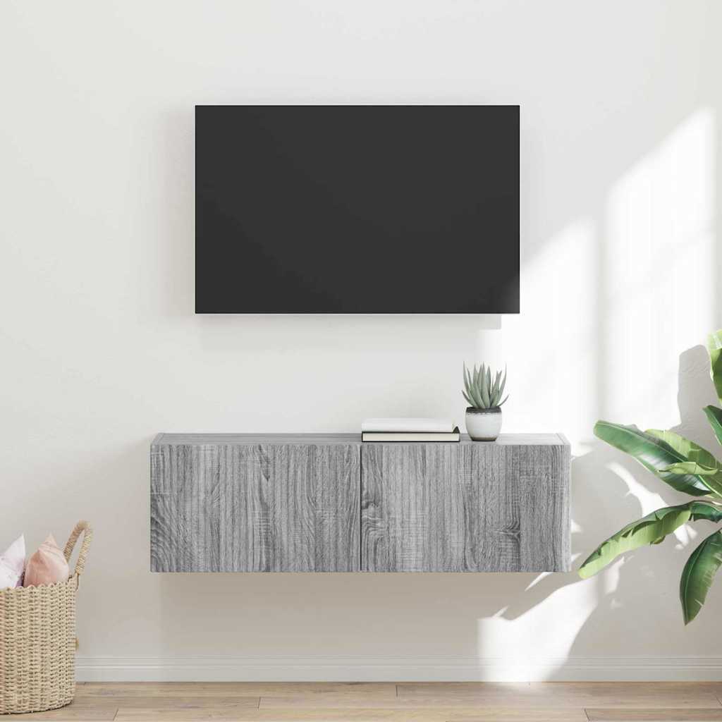 Meuble Tv Mural Bois D'ingénierie