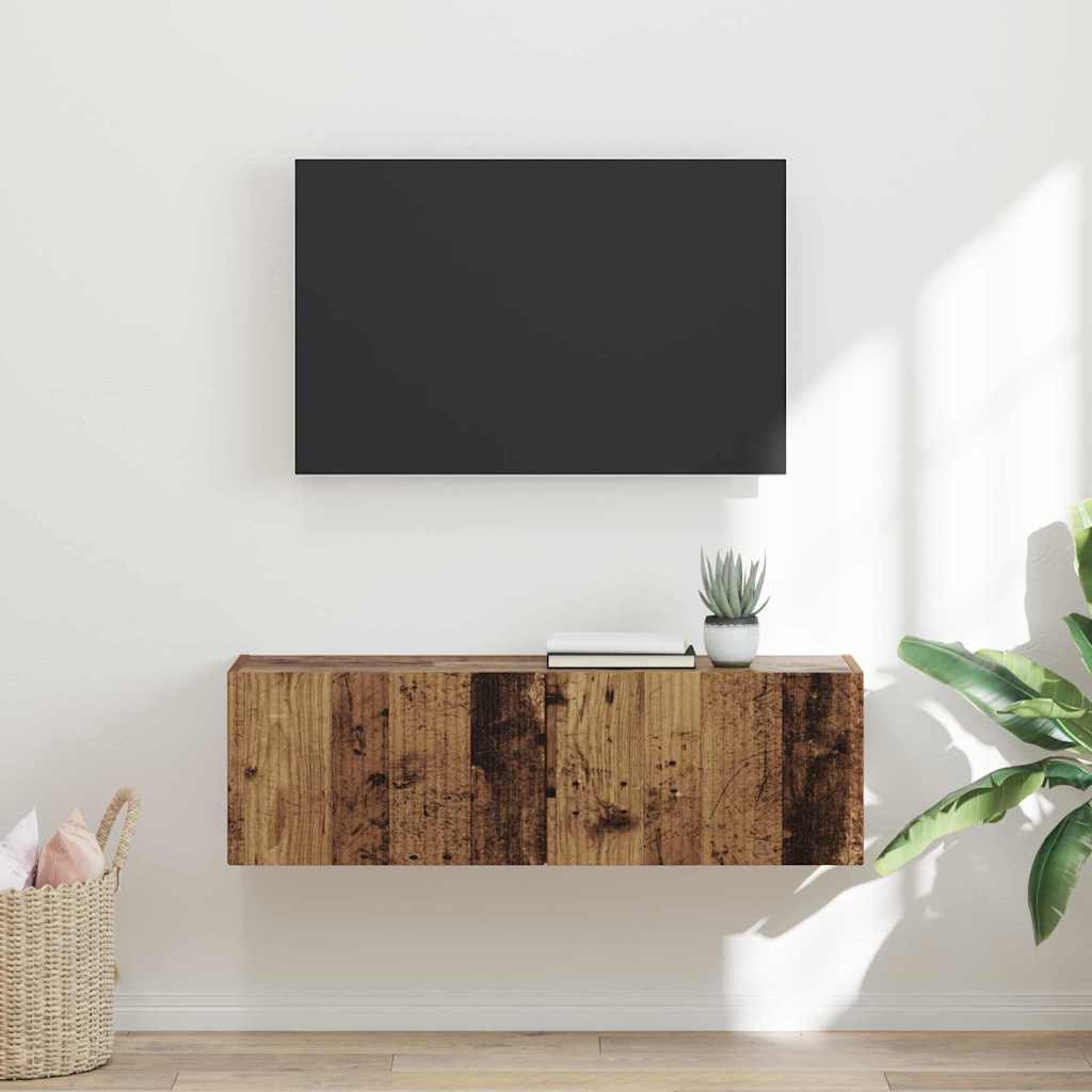 Meuble Tv Mural Bois D'ingénierie