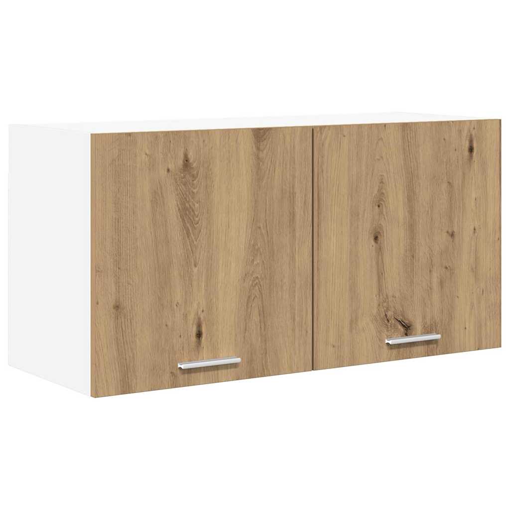 Armoire Suspendue Chêne Artisanal 80 X 31 X 40 Cm
