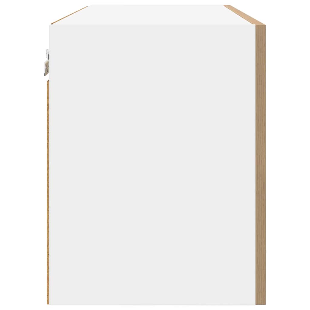 Armoire Suspendue Chêne Artisanal 80 X 31 X 40 Cm