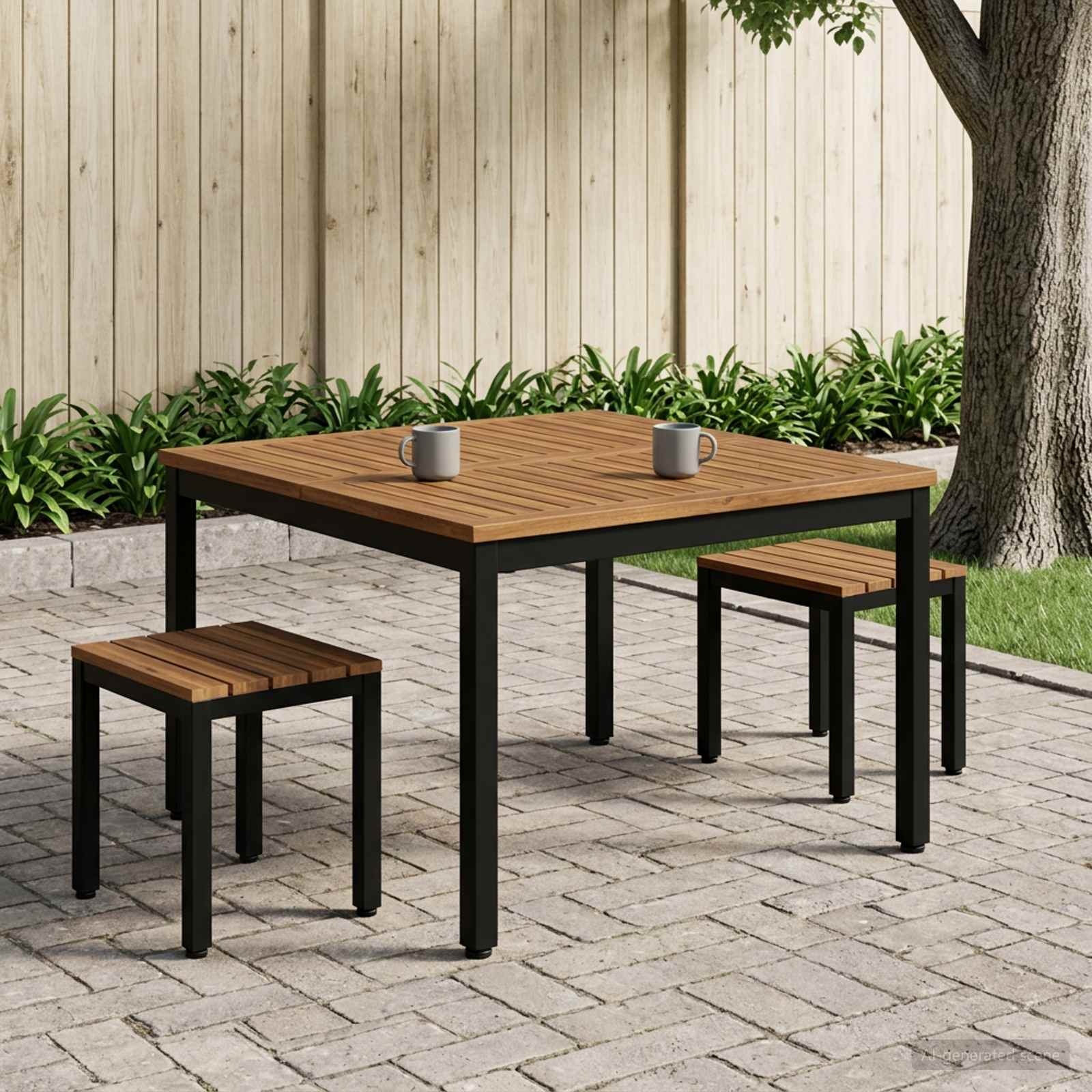 Table Basse Bois D'acacia Massif
