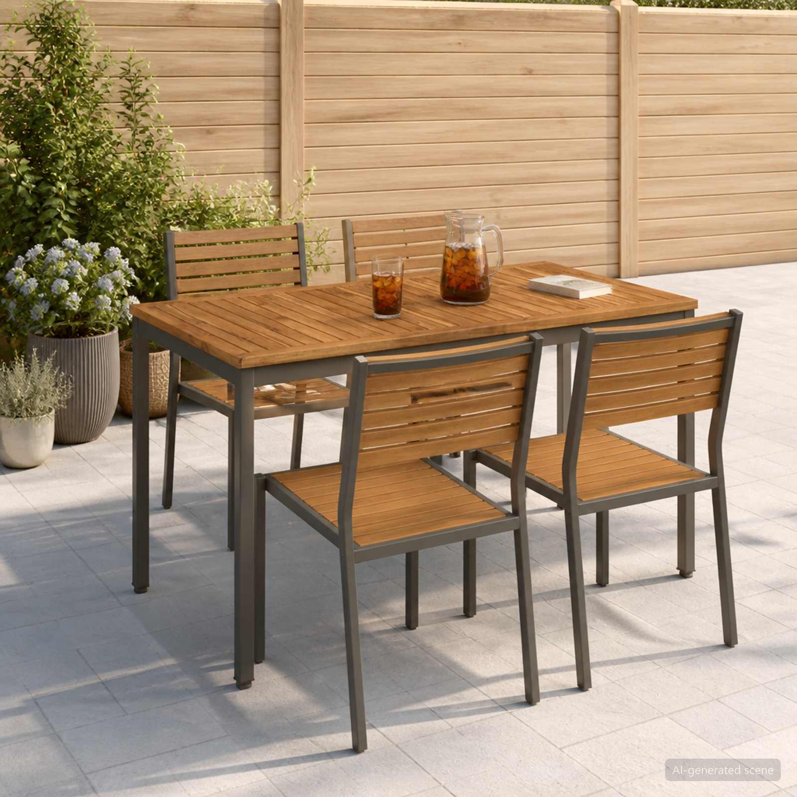 Table De Dîner De Jardin