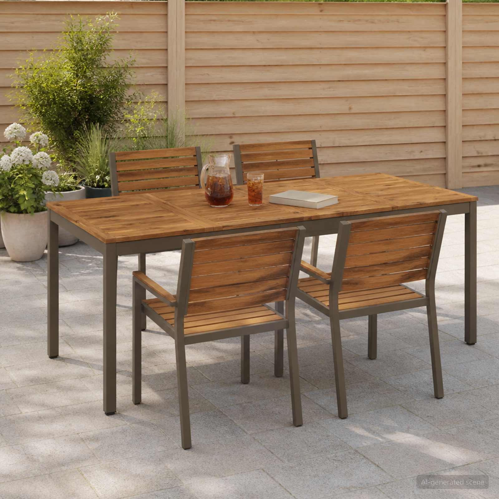 Table De Dîner De Jardin
