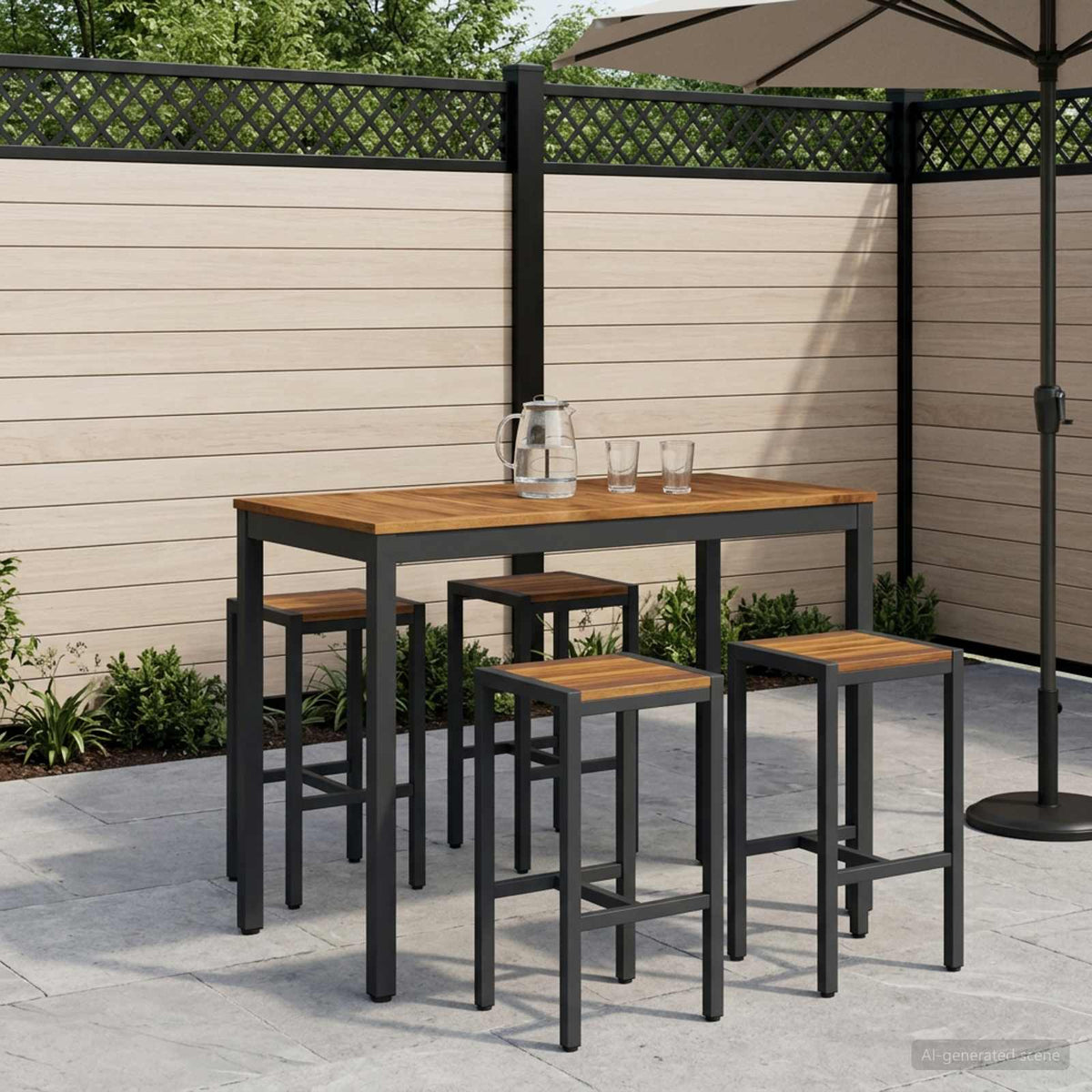 Table De Bar De Jardin