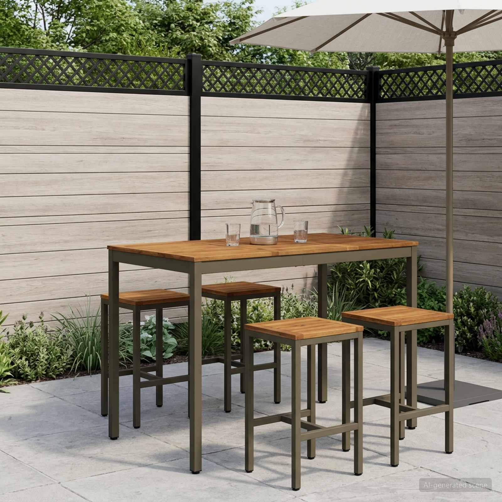 Table De Bar De Jardin