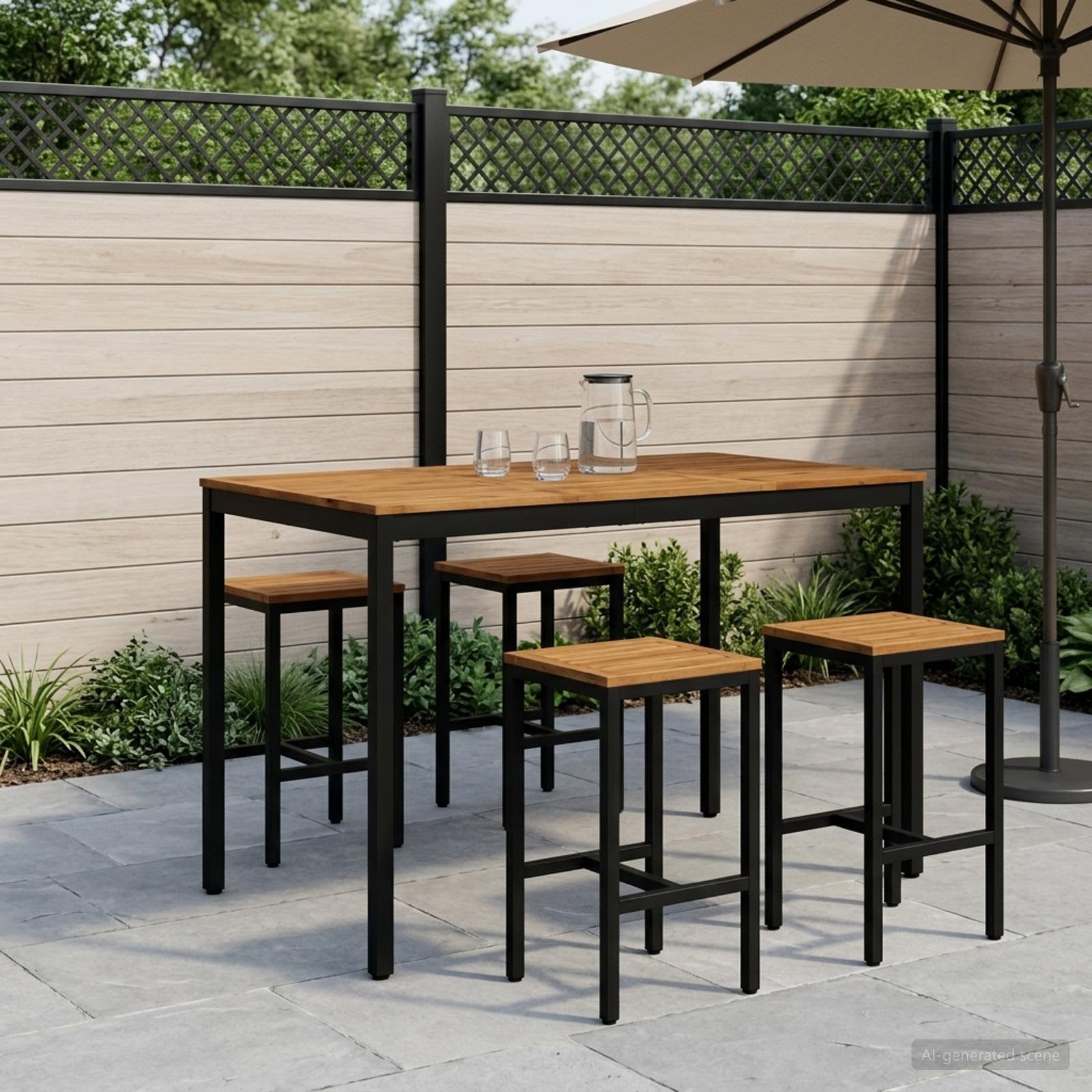 Table De Bar De Jardin