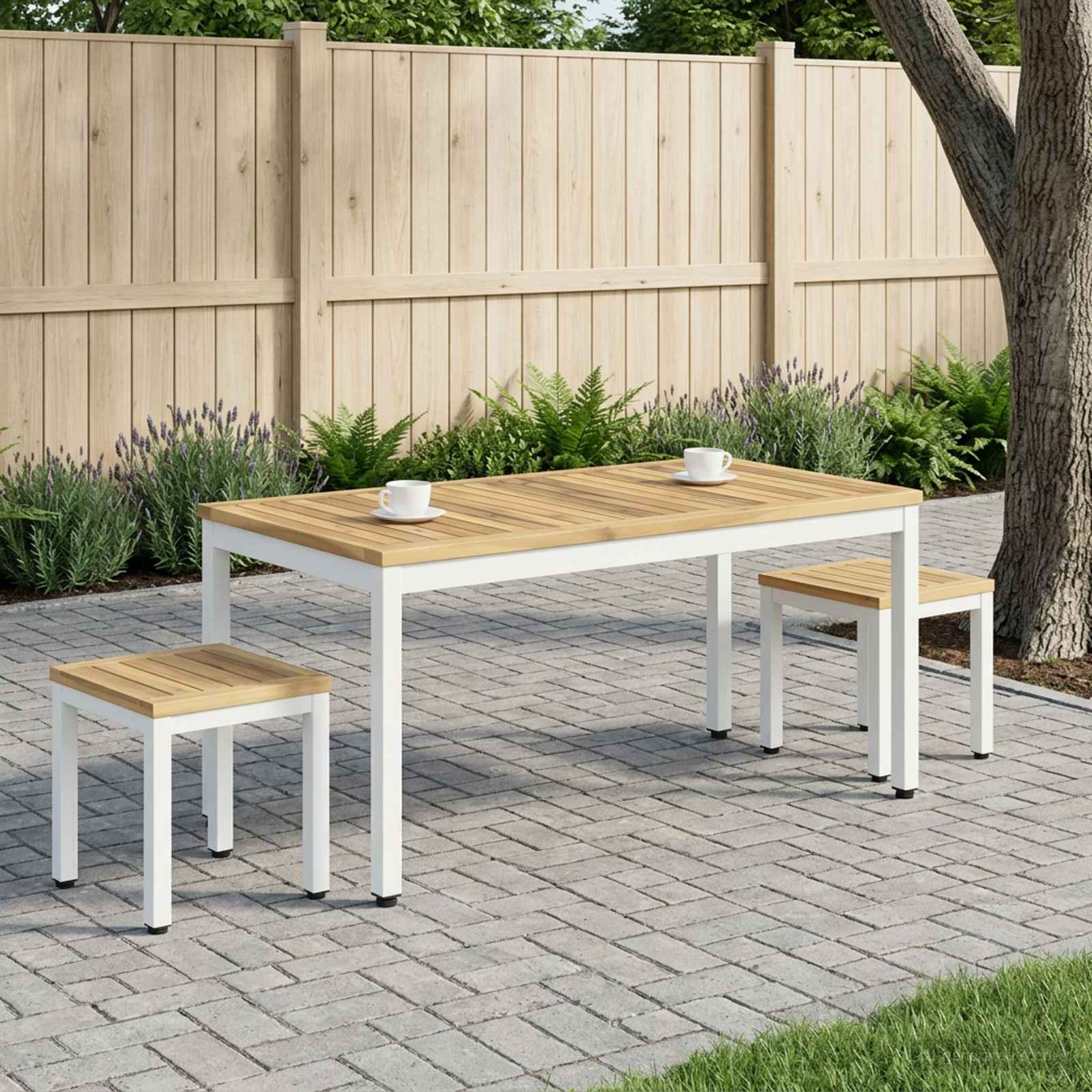 Table Basse Bois D'acacia Massif