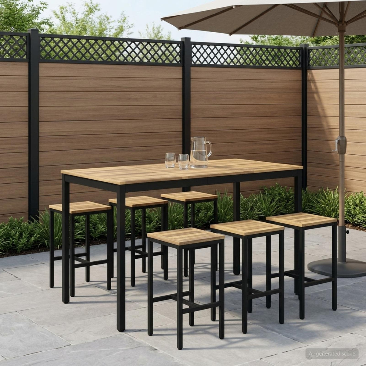 Table De Bar De Jardin