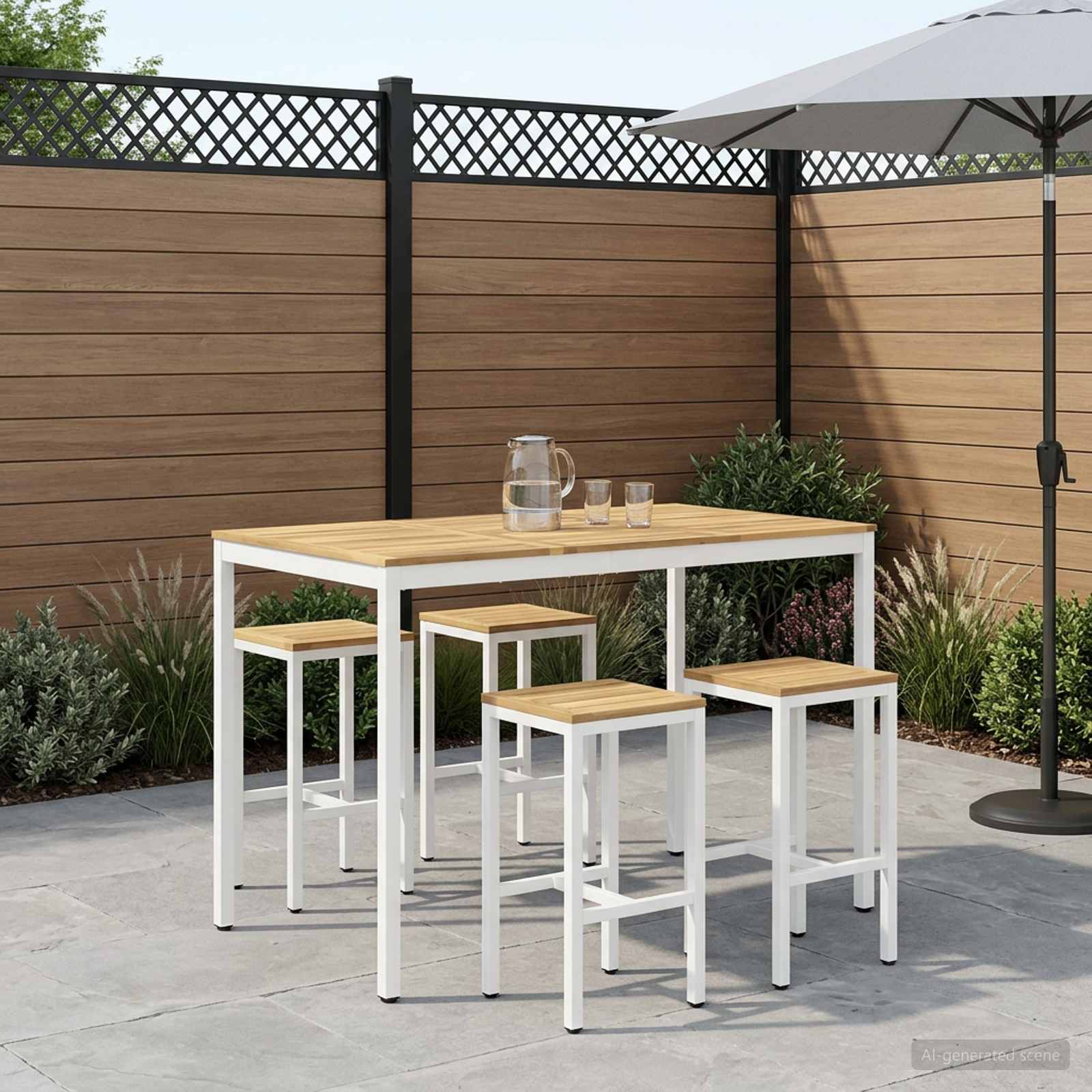 Table De Bar De Jardin