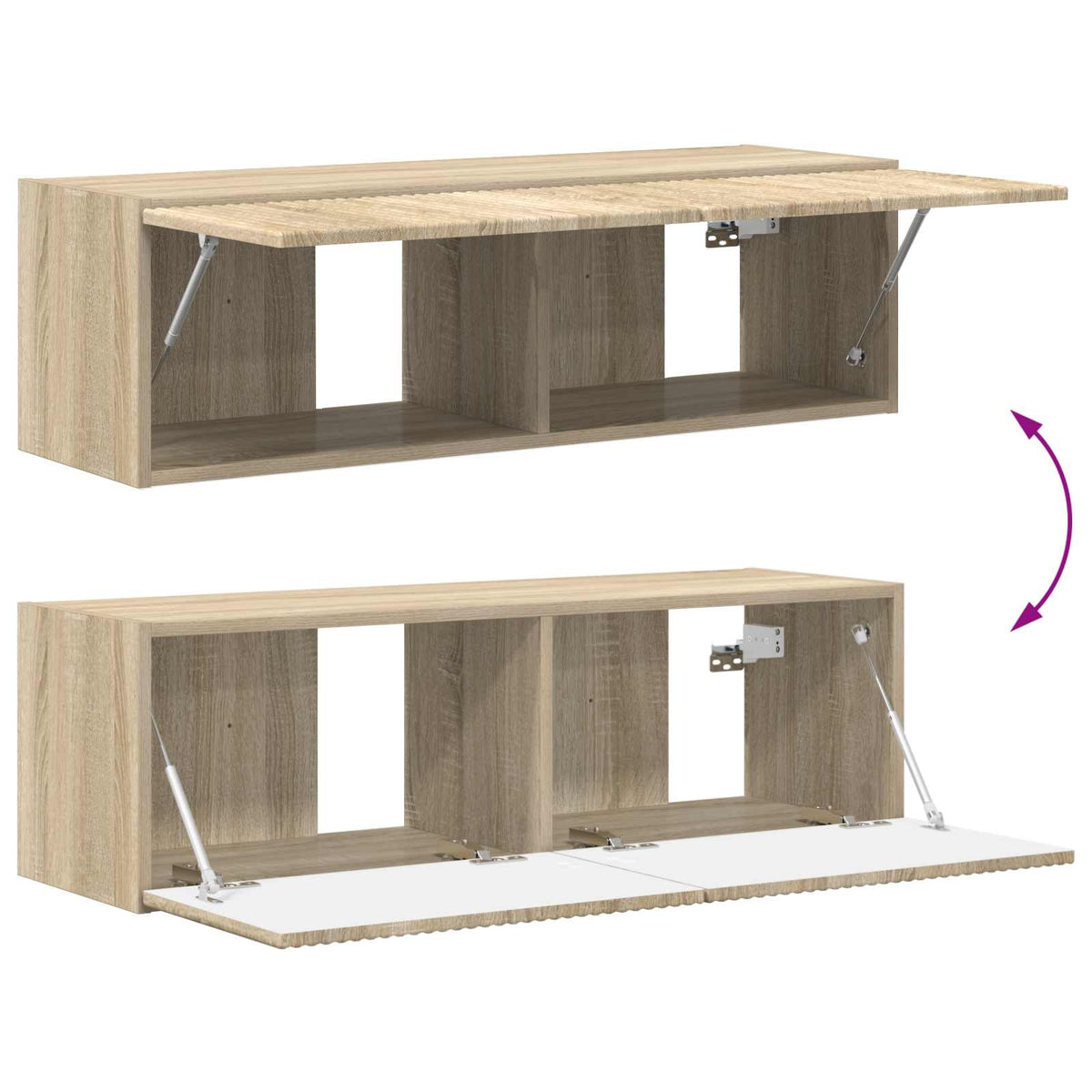 Ensemble Meuble Tv 5 Pc Chêne Sonoma Bois D'ingénierie