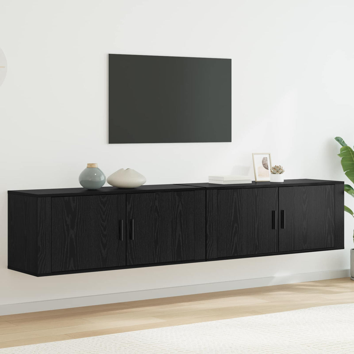 Meubles Tv Muraux 2 Pcs 100X34,5X40 Cm