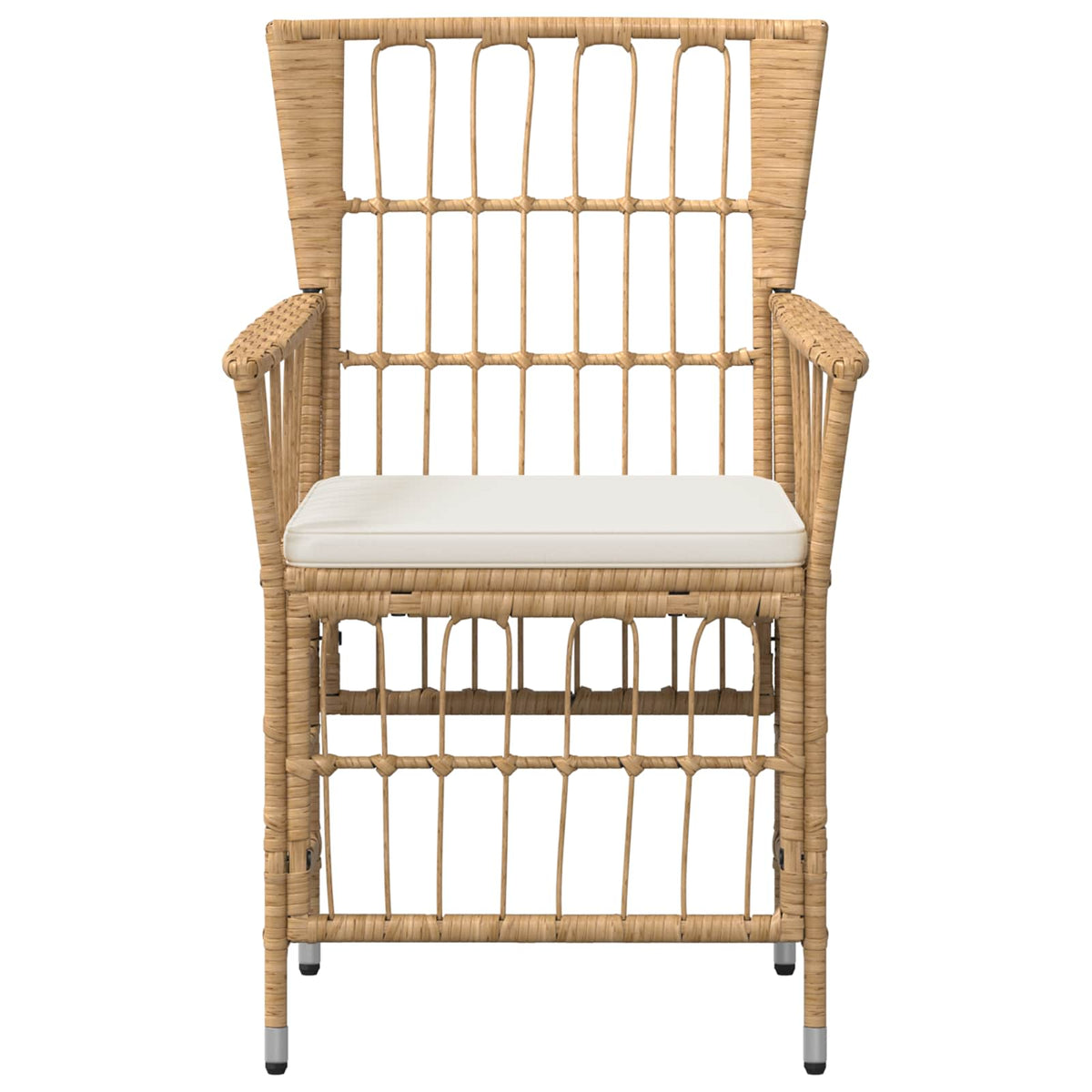 Chaises De Jardin 2 Pc Naturel