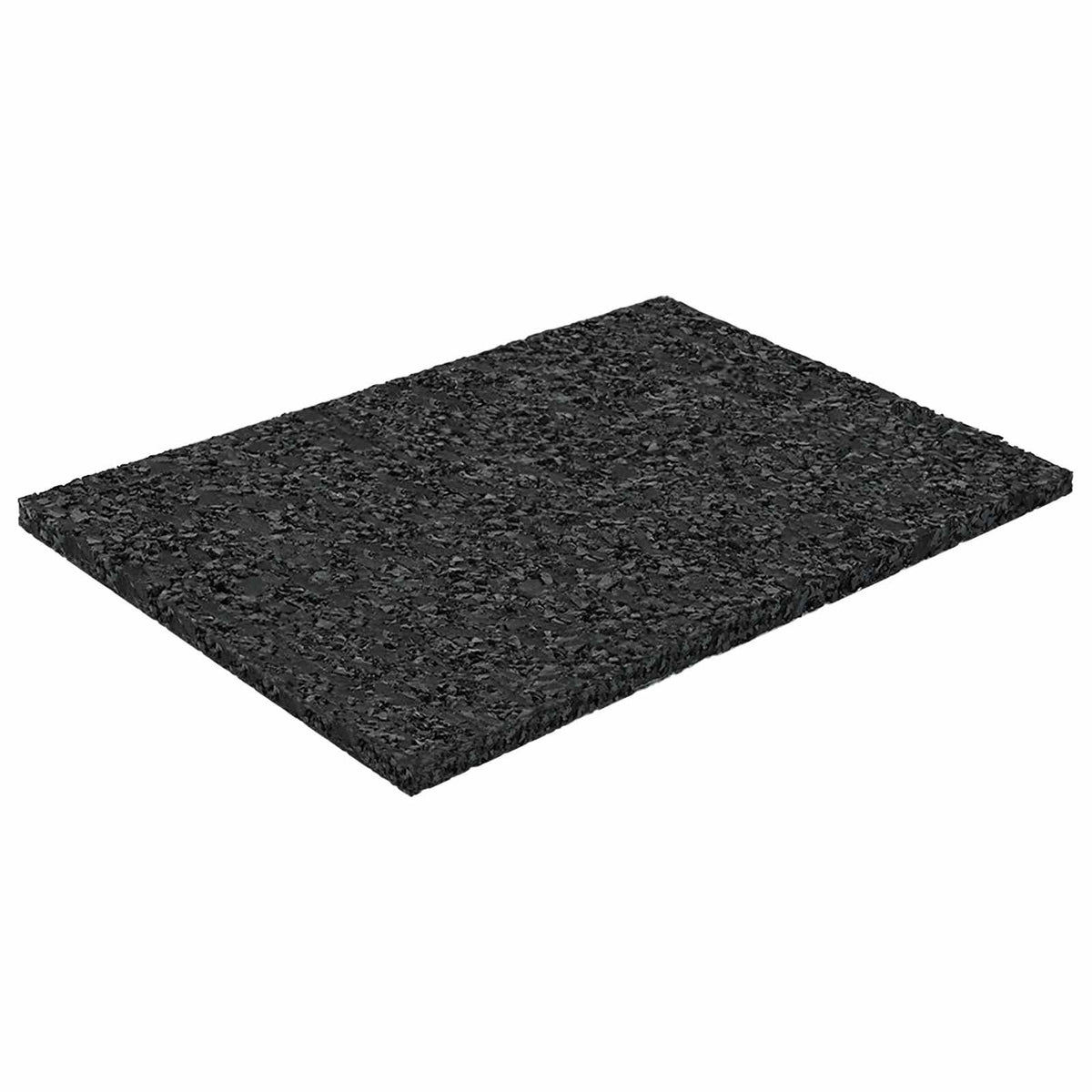 Tapis De Patio En Granulat De Caoutchouc Noir 6 X 9 X 0,3 Cm