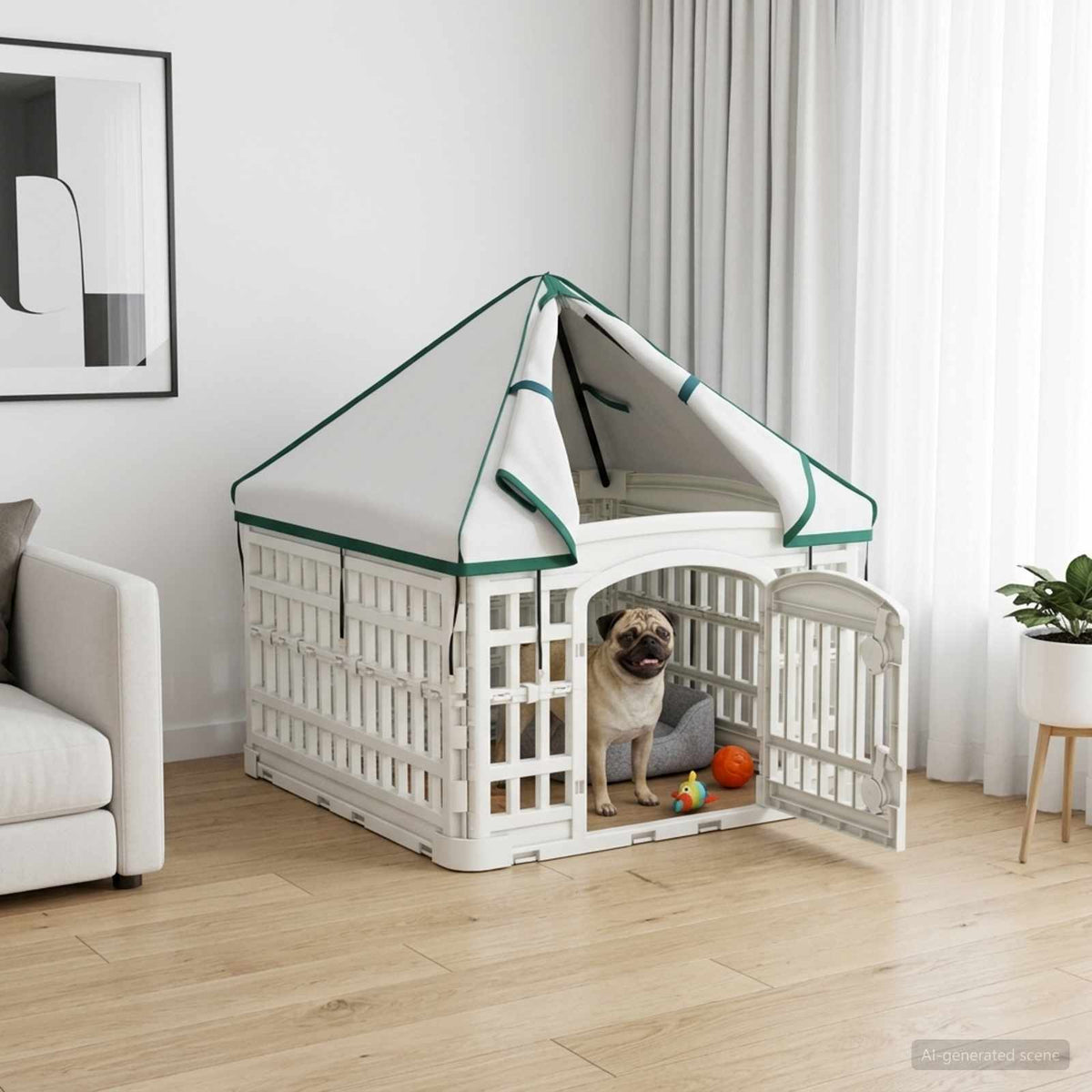 Panneau De Jeu Pour Chien 4 Panneaux