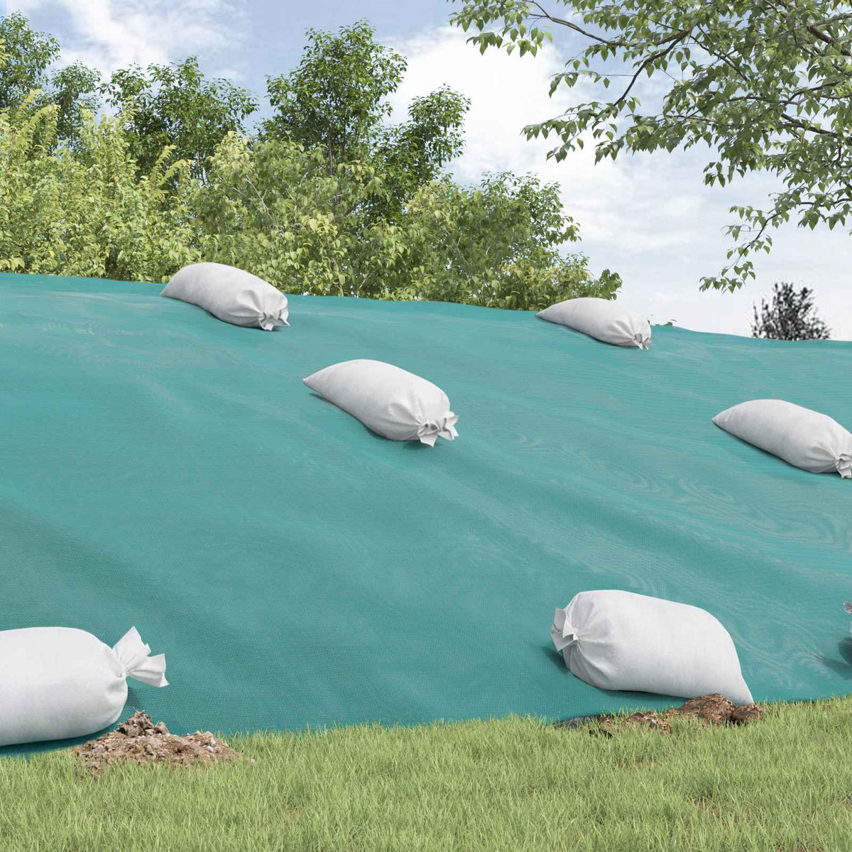 Sacs Tissés 10 Pièces Blanc Pp
