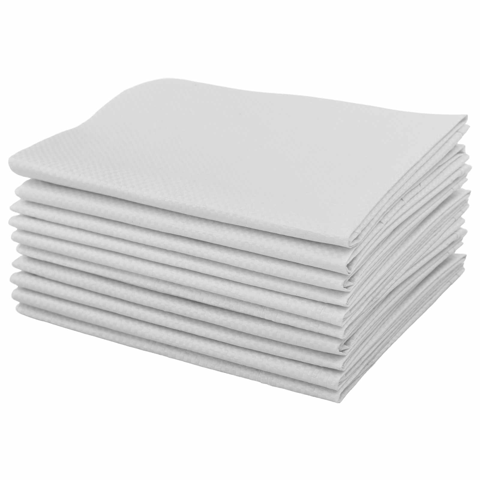 Sacs Tissés 10 Pièces Blanc Pp