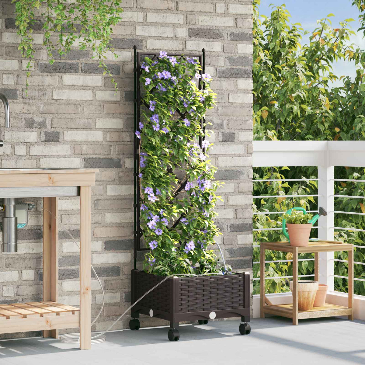 Cache-Pot De Jardin 4 Pc Pp