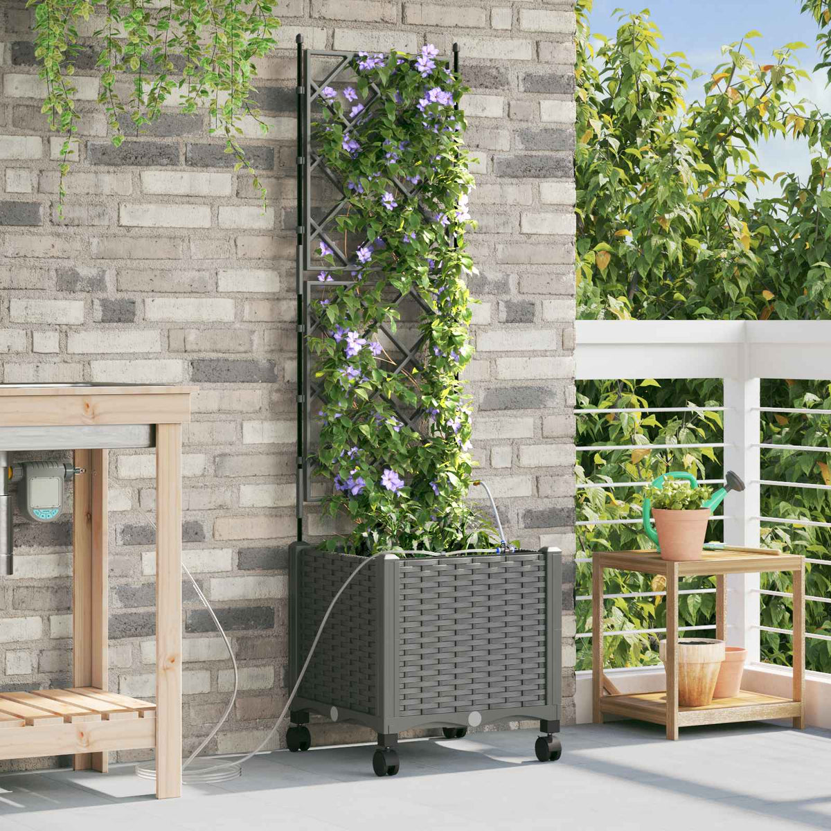 Cache-Pot De Jardin 4 Pc Pp
