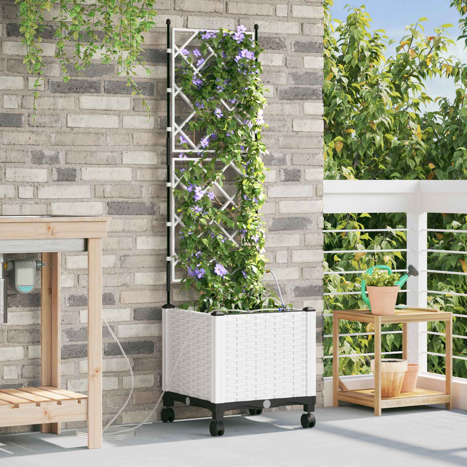 Cache-Pot De Jardin 4 Pc Pp