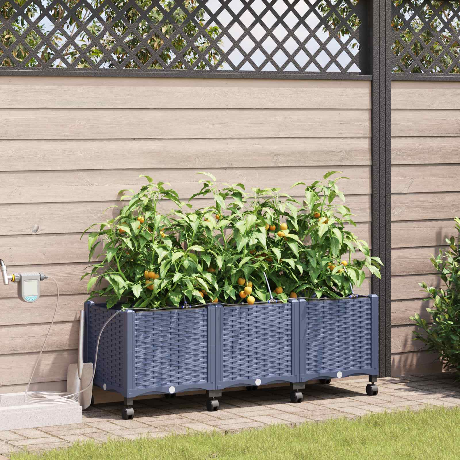 Cache-Pot De Jardin 4 Pc Pp