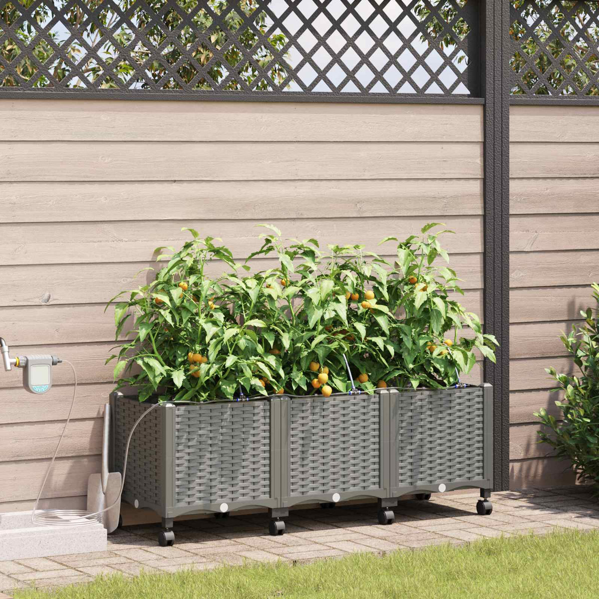 Cache-Pot De Jardin 4 Pc Pp