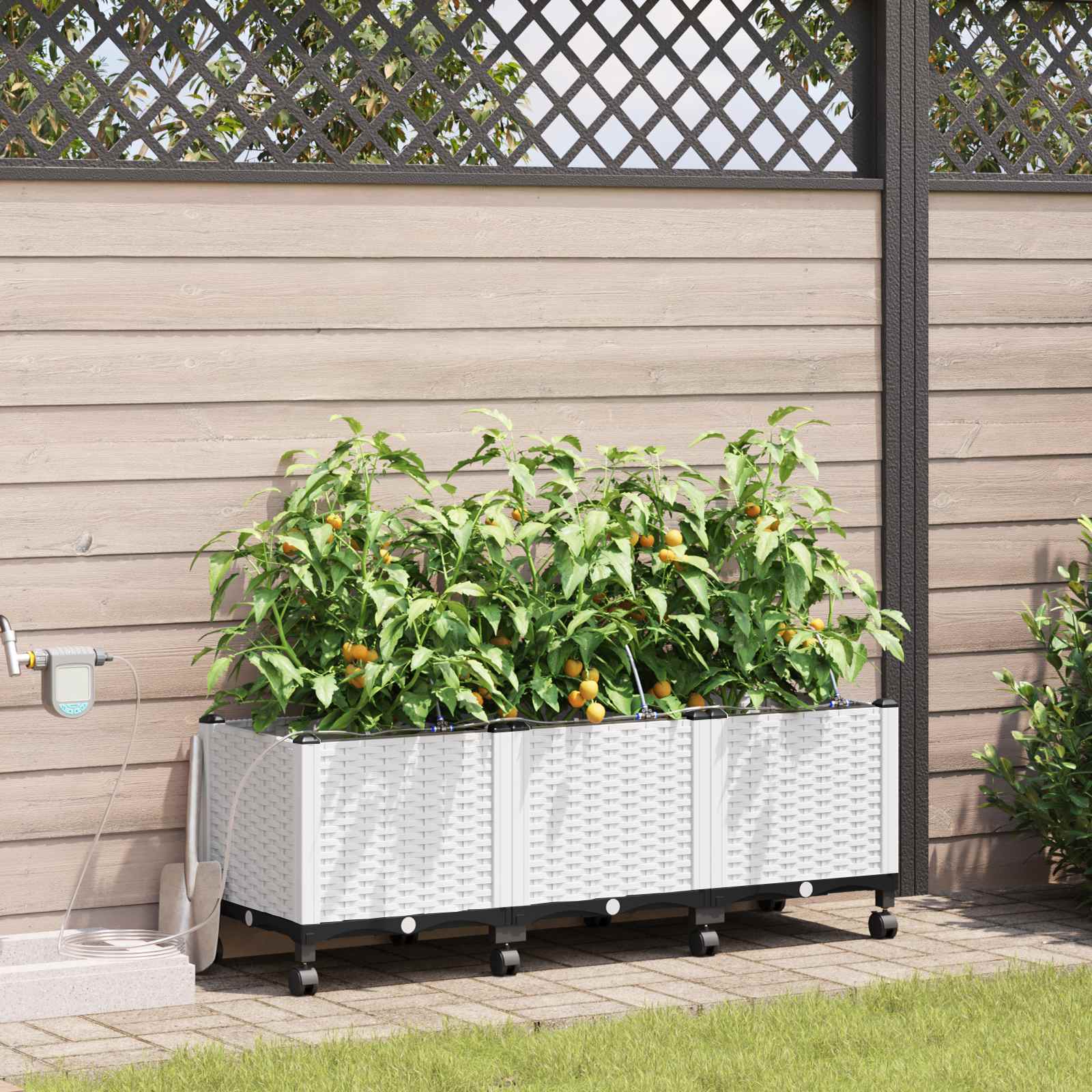 Cache-Pot De Jardin 4 Pc Pp