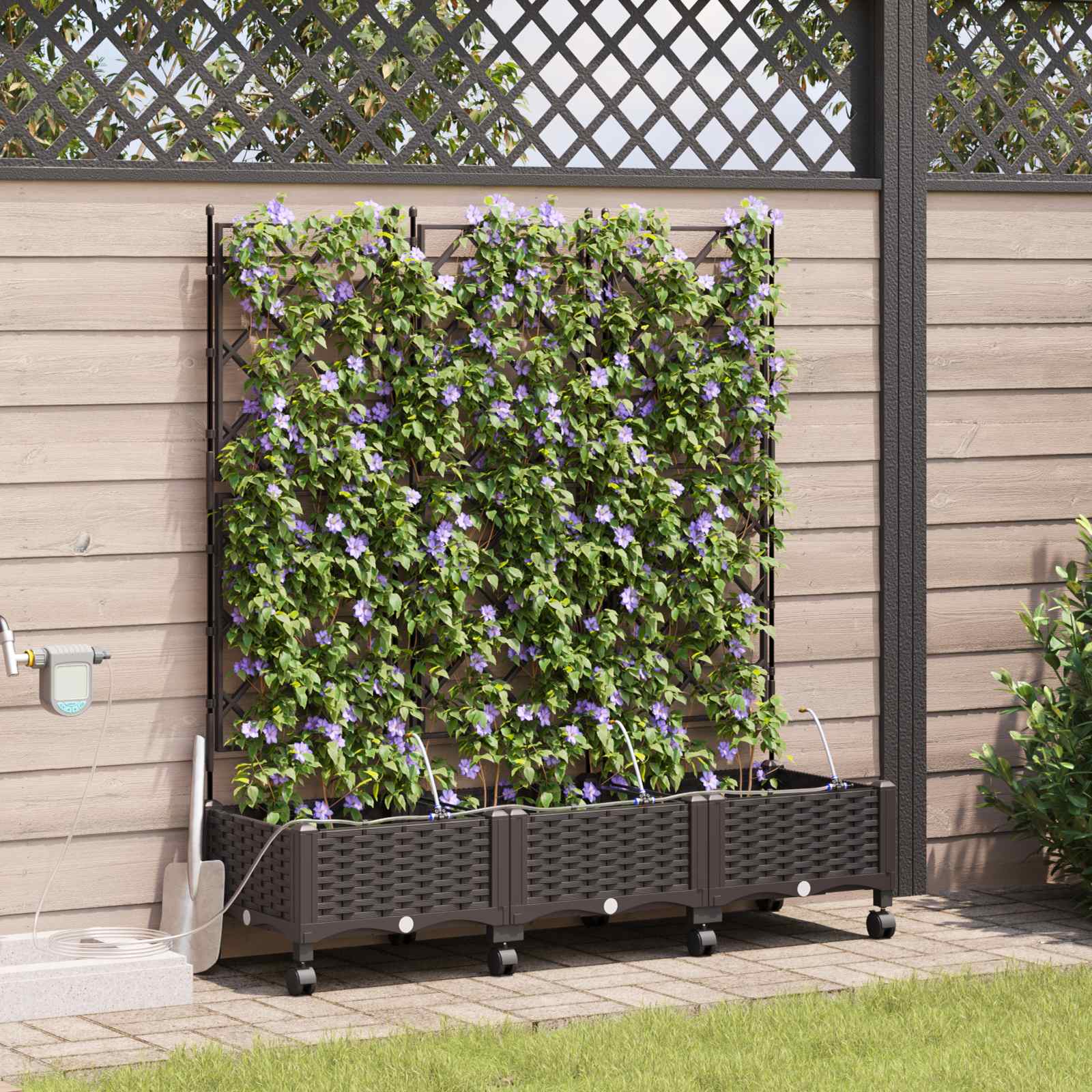 Cache-Pot De Jardin 4 Pc Pp