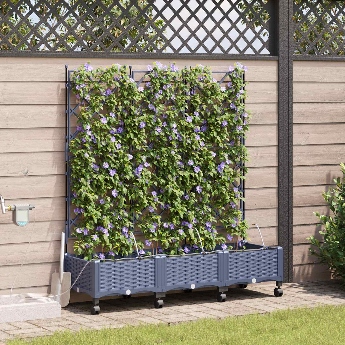 Cache-Pot De Jardin 4 Pc Pp