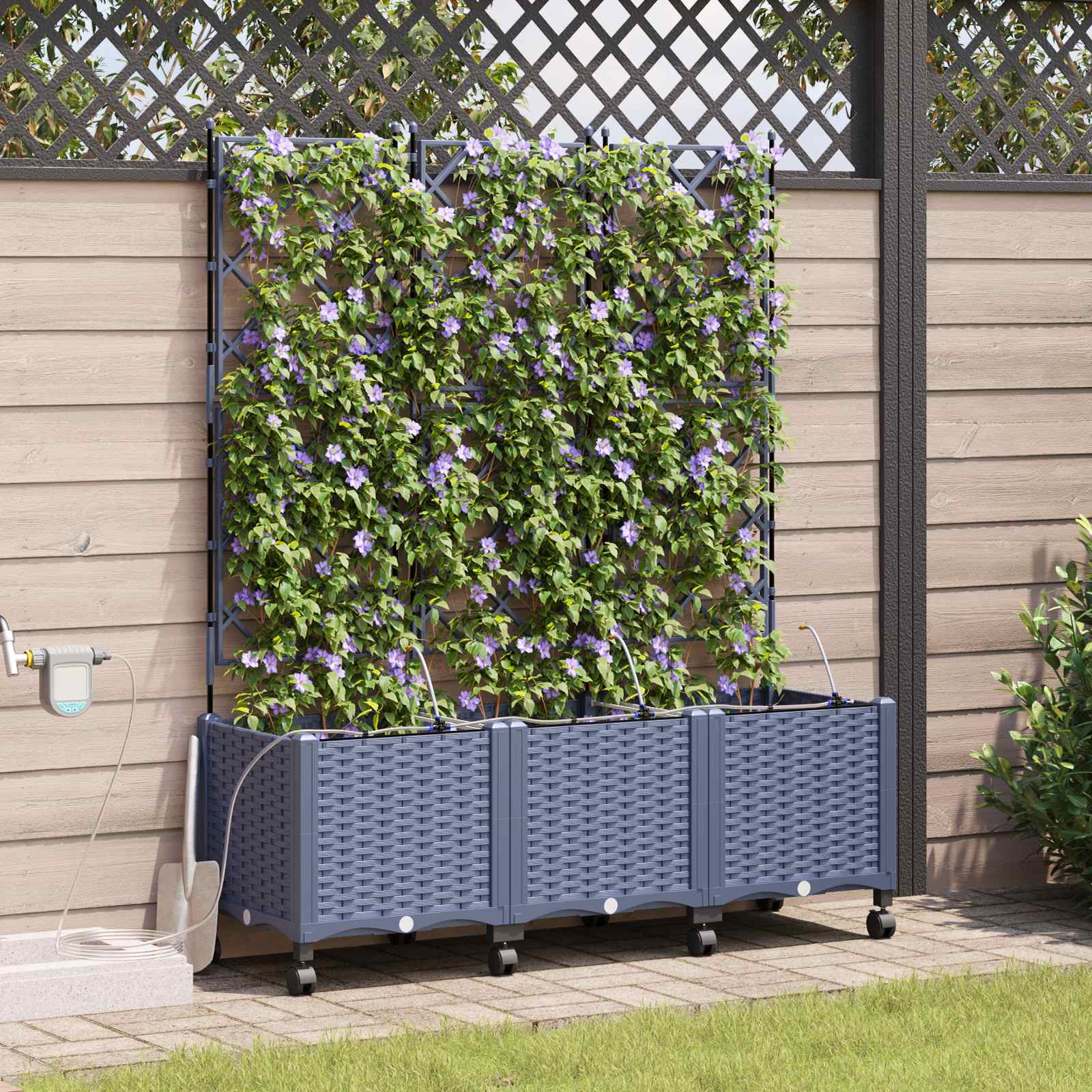 Cache-Pot De Jardin 4 Pc Pp