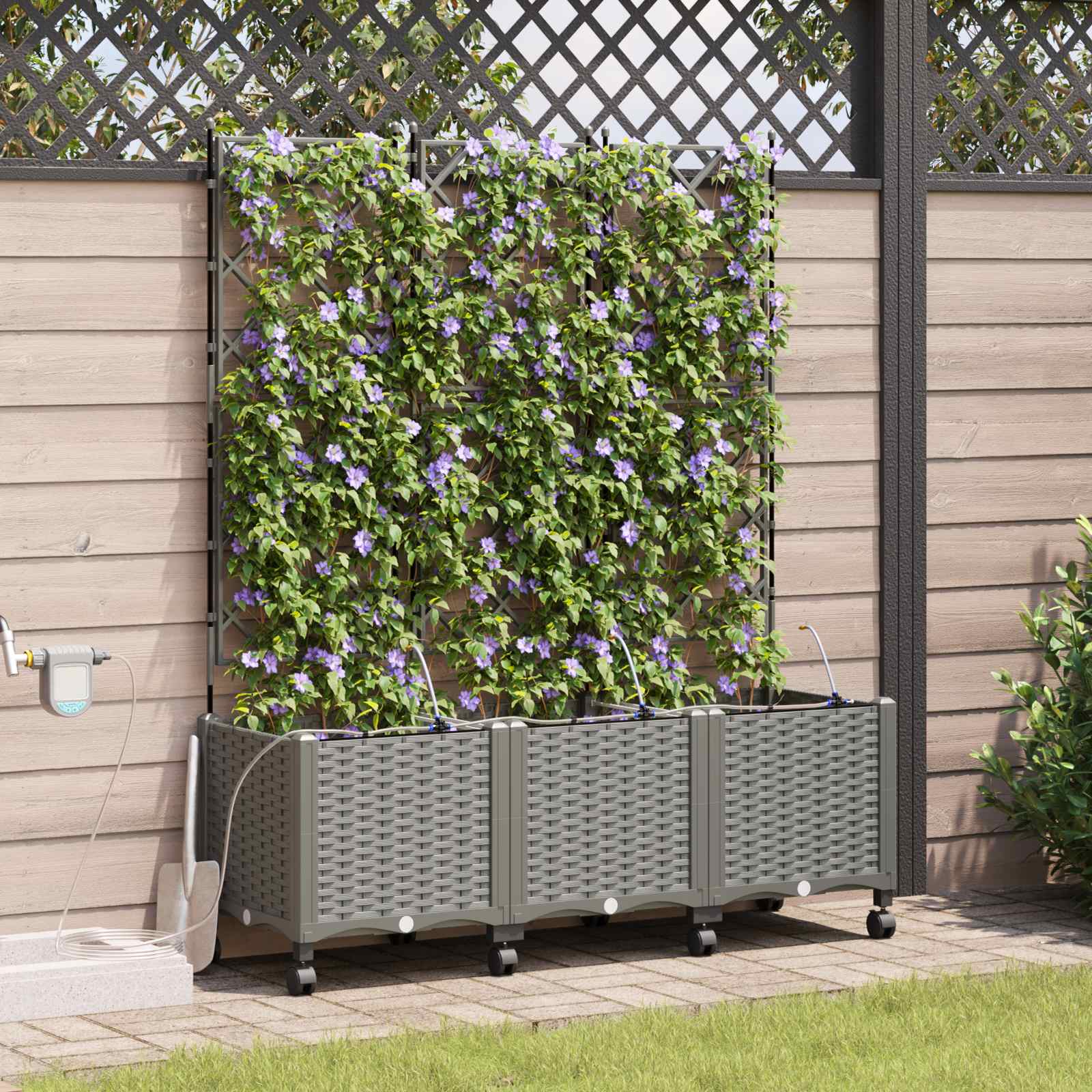 Cache-Pot De Jardin 4 Pc Pp