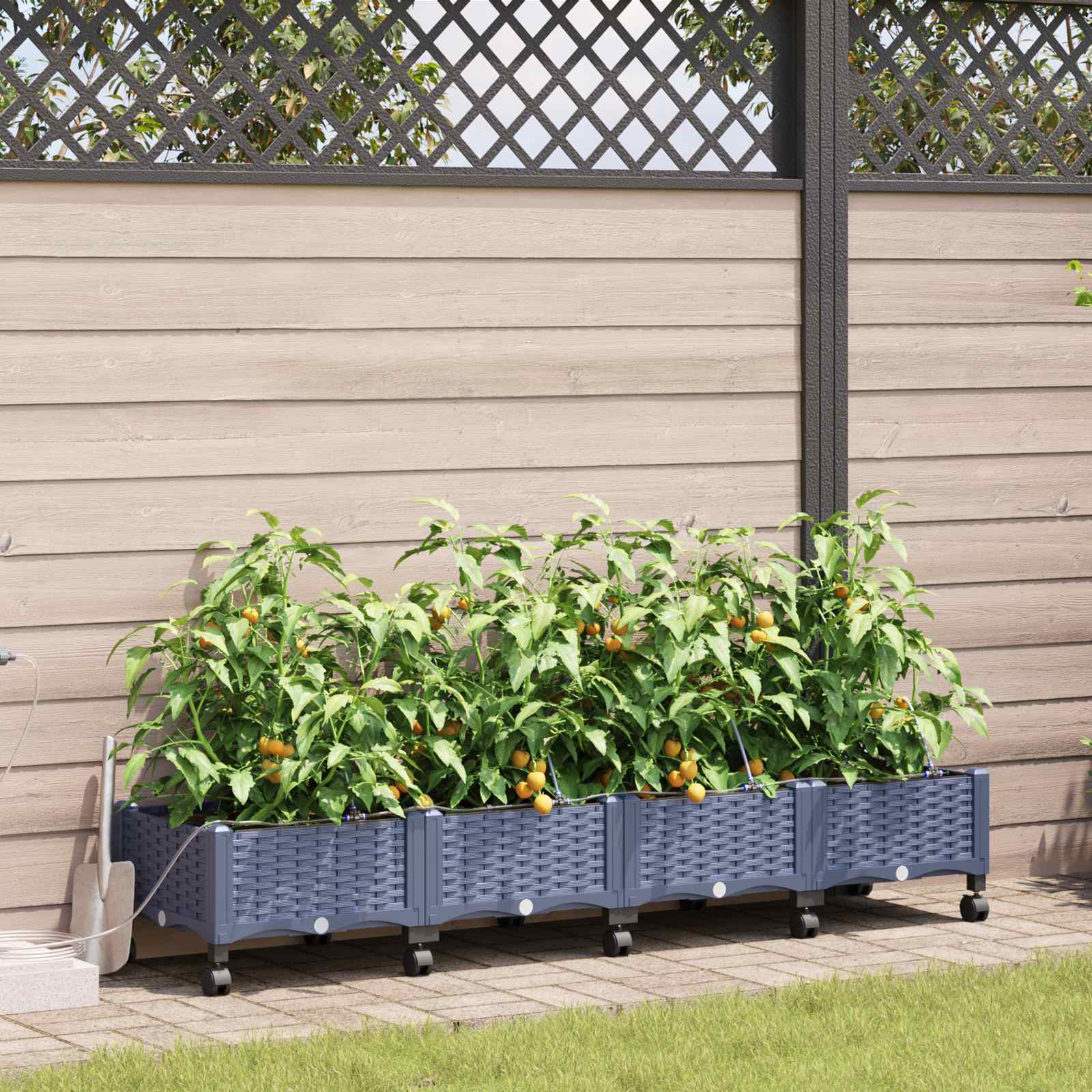 Cache-Pot De Jardin 4 Pc Pp