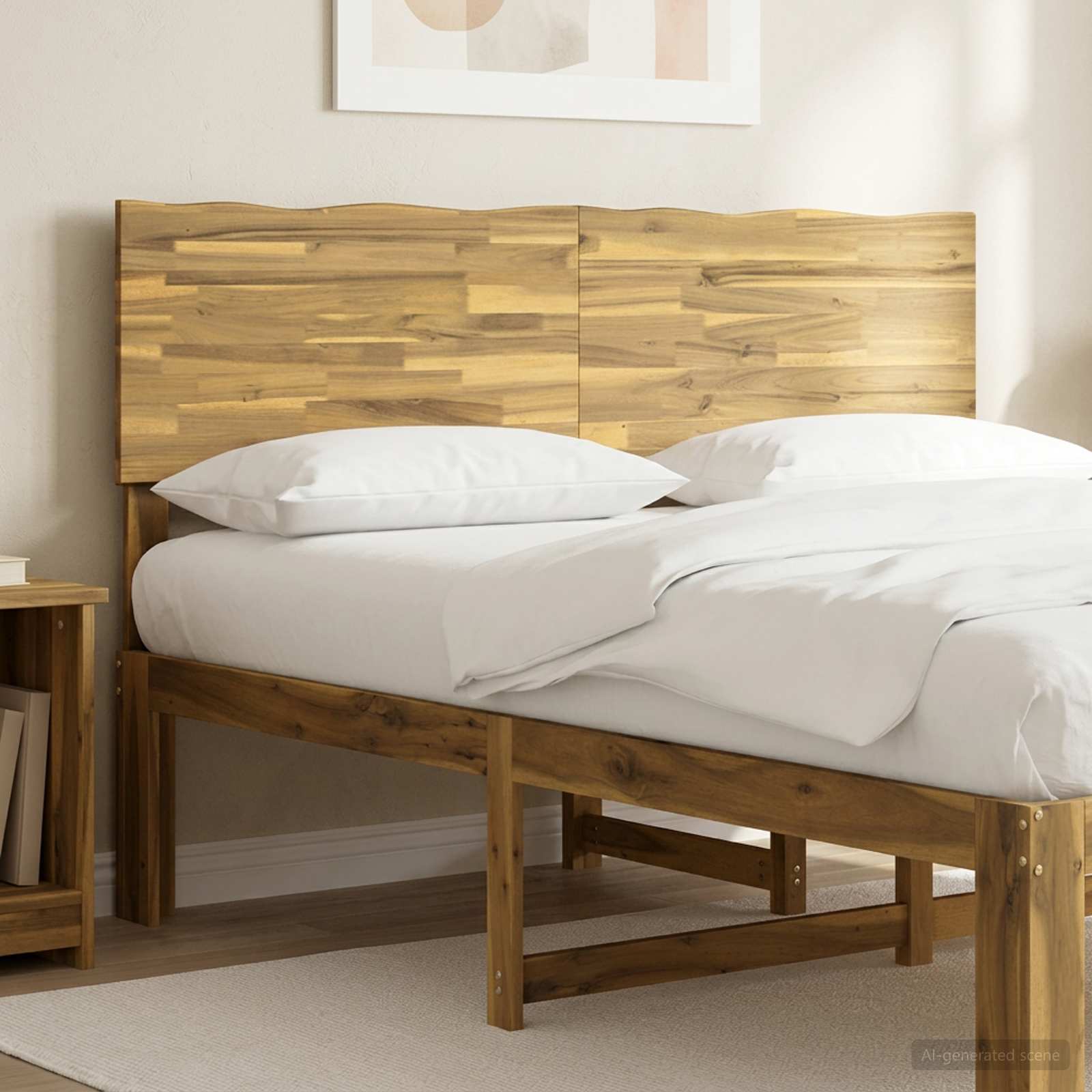 Tête De Lit En Bois Brut Rostock