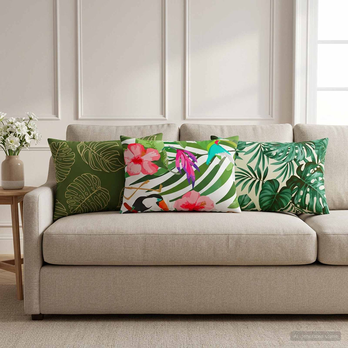 Housse De Coussin 6 Pcs Heerlen Polyester