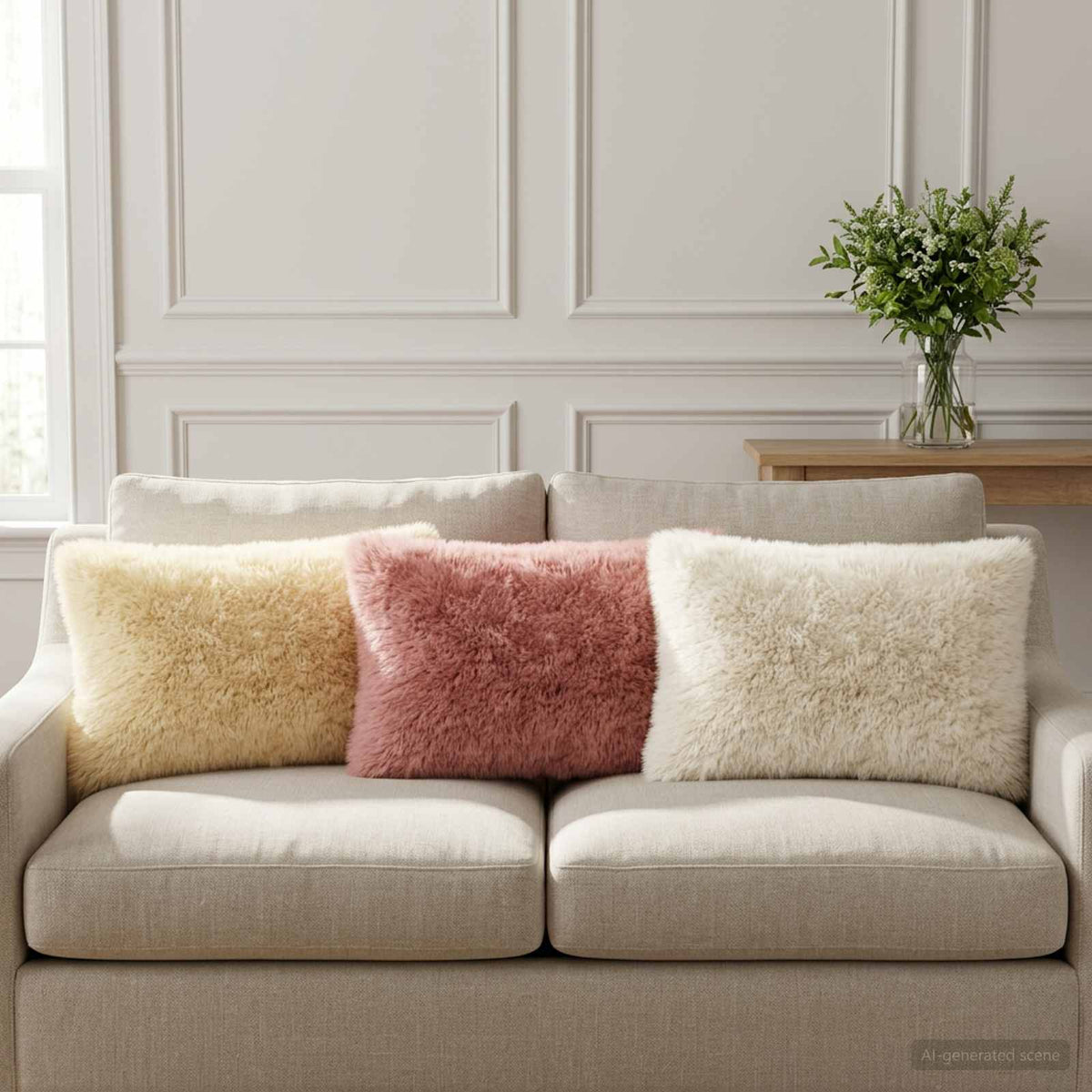 Coussin Avec Oreiller Heerlen 12 Pièces Fleece Pv