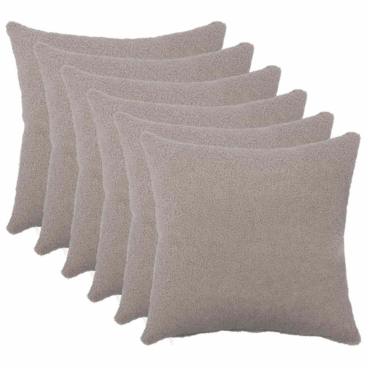 Housse De Coussin 2 Pcs Heerlen Bouclé