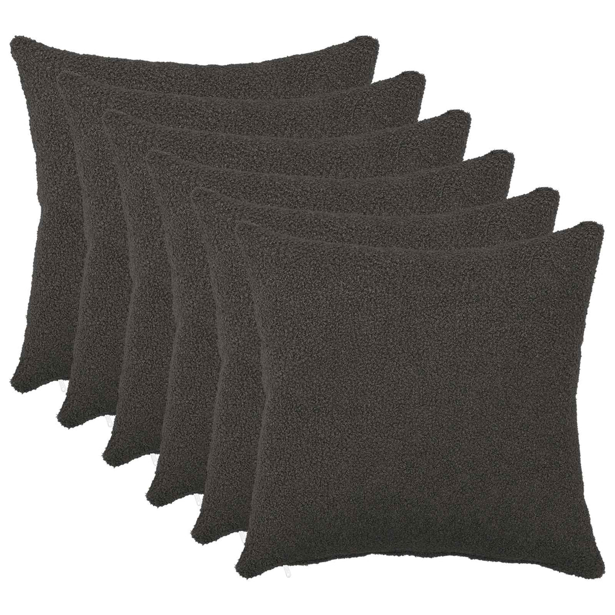 Housse De Coussin 2 Pcs Heerlen Bouclé
