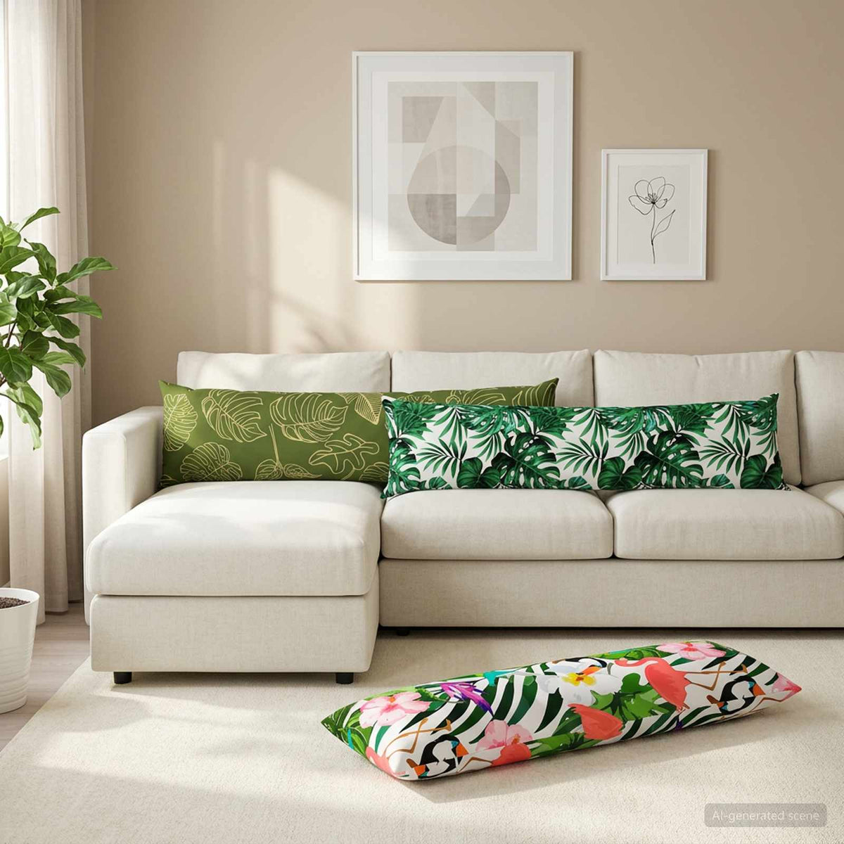 Housse De Coussin 6 Pcs Heerlen Polyester