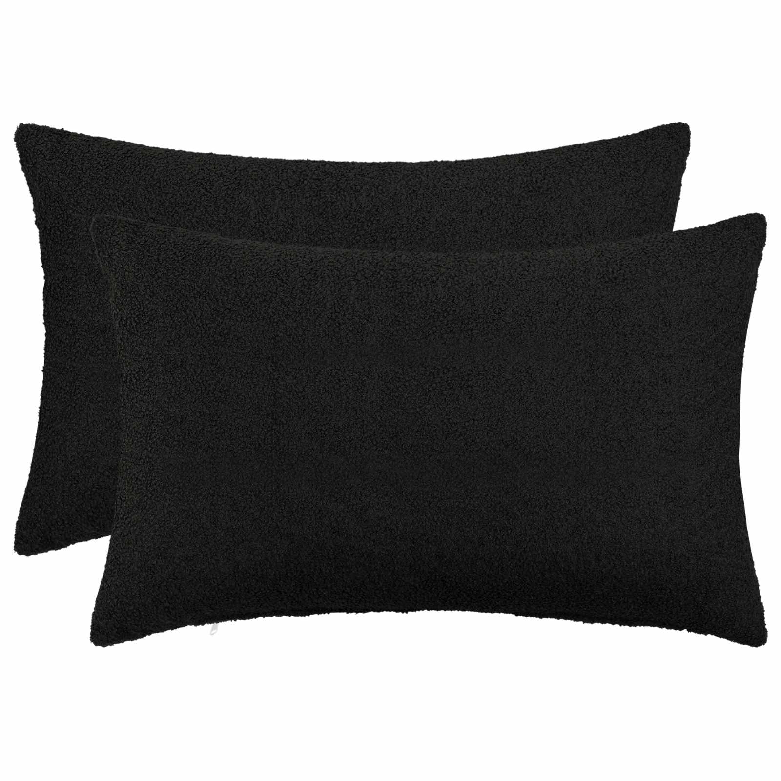 Housse De Coussin 2 Pcs Heerlen Bouclé