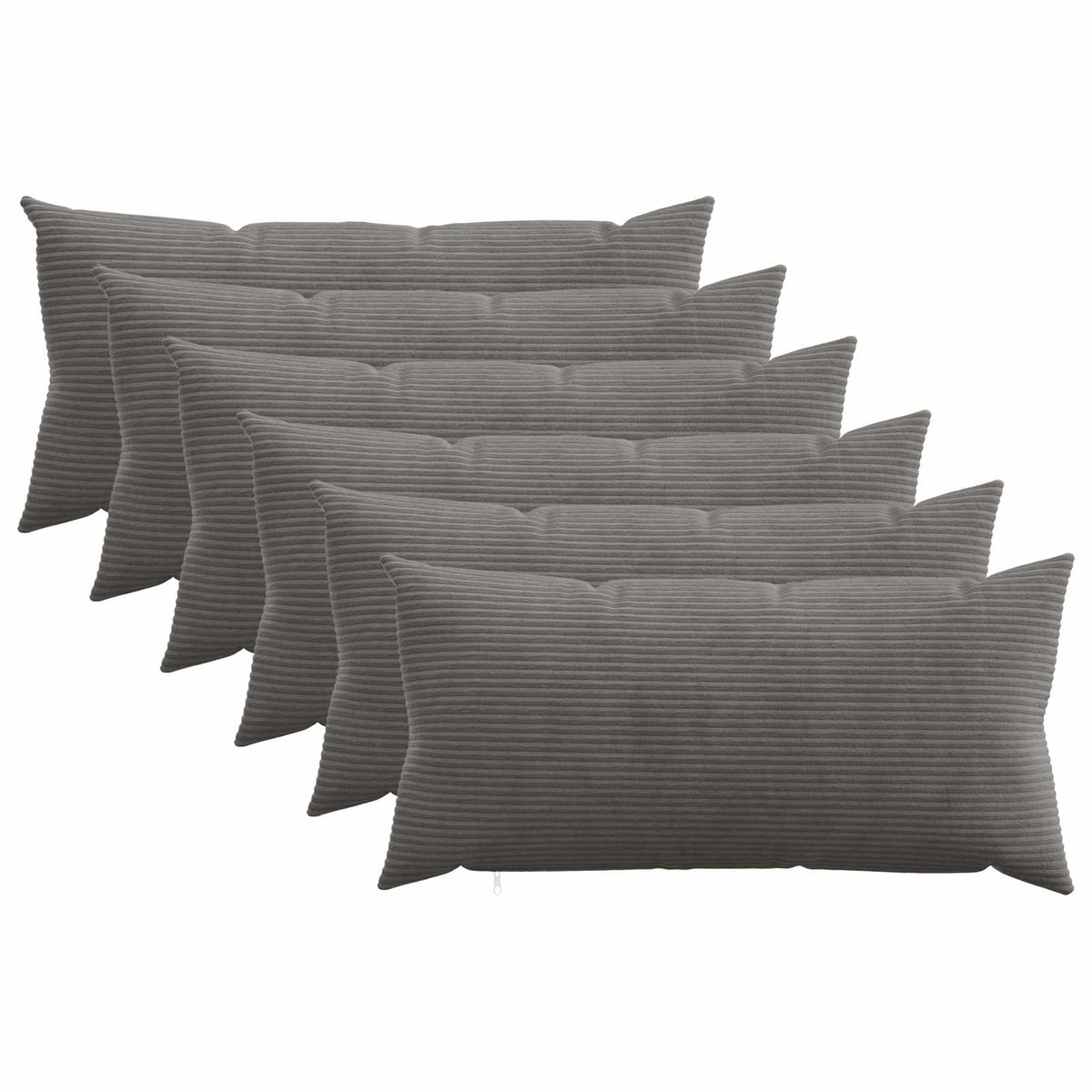 Housse De Coussin 2 Pcs Heerlen Vert Gris