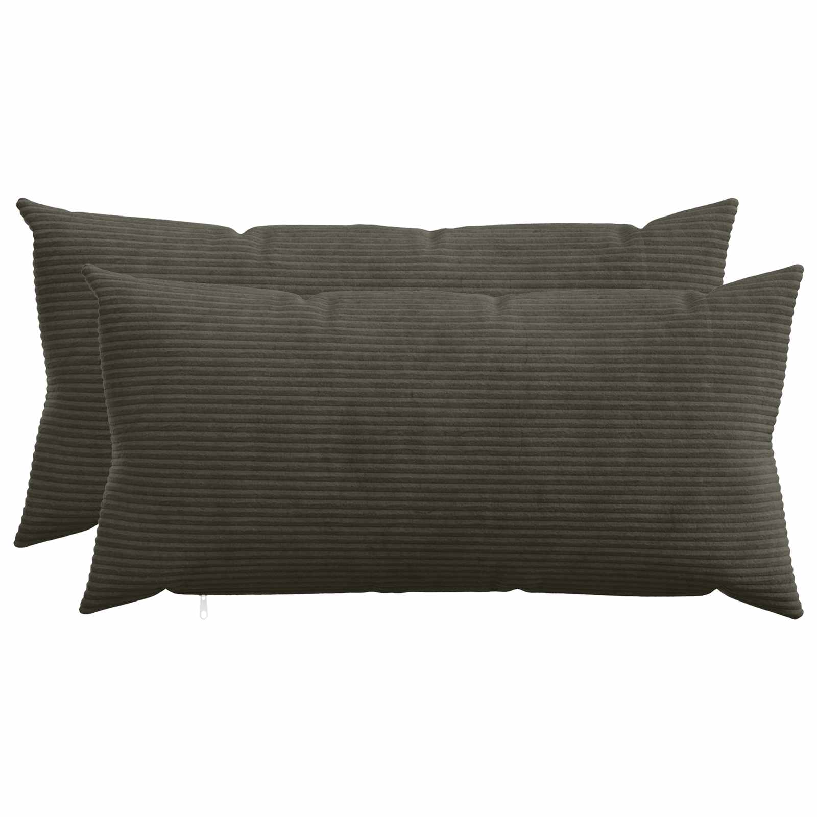 Housse De Coussin 2 Pcs Heerlen Vert Gris