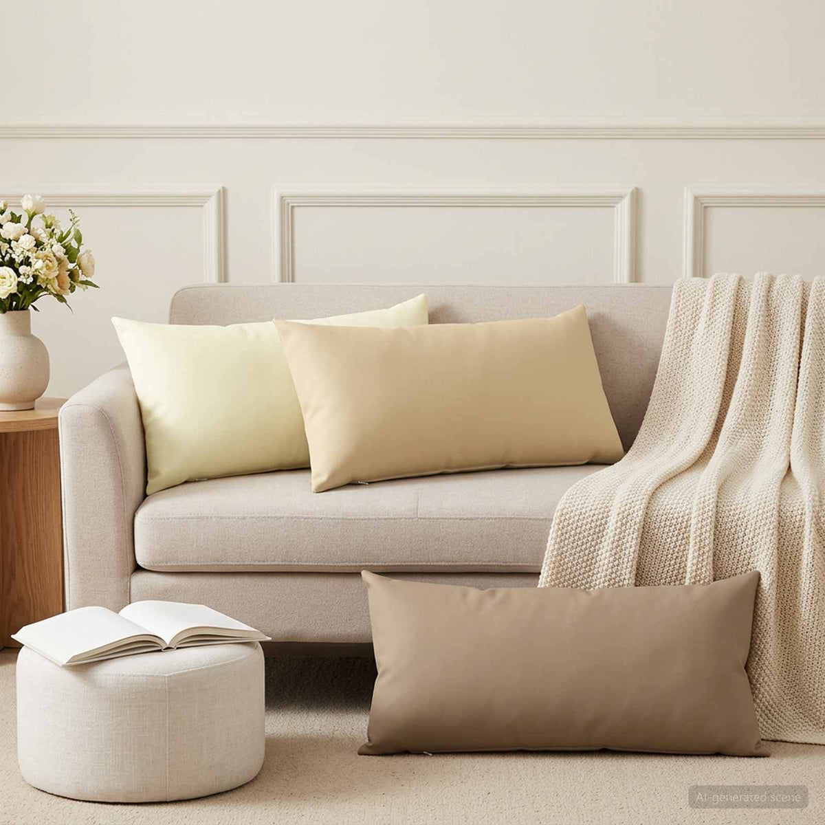 Housse De Coussin 6 Pcs Heerlen Polyester