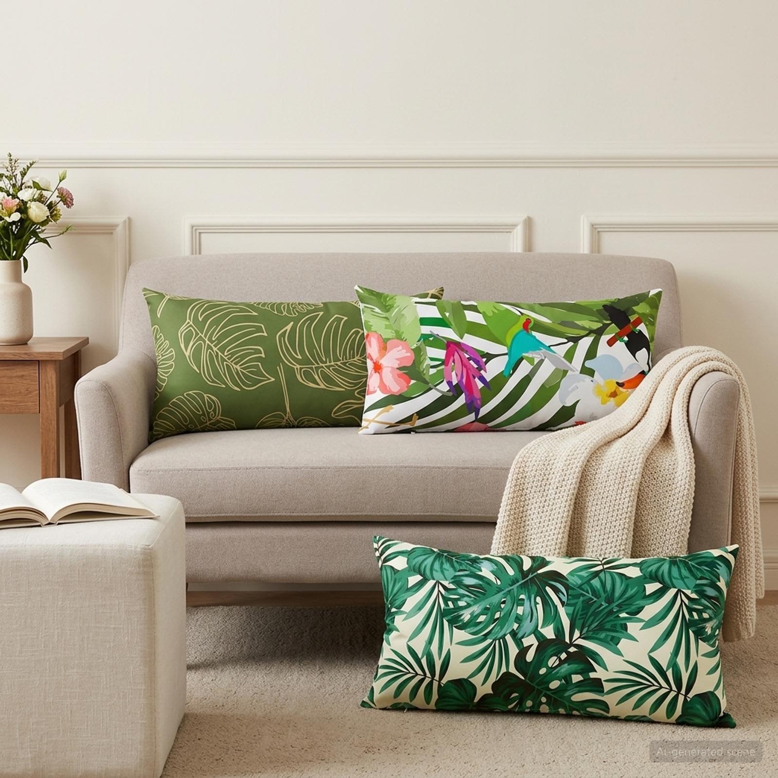 Housse De Coussin 6 Pcs Heerlen Polyester