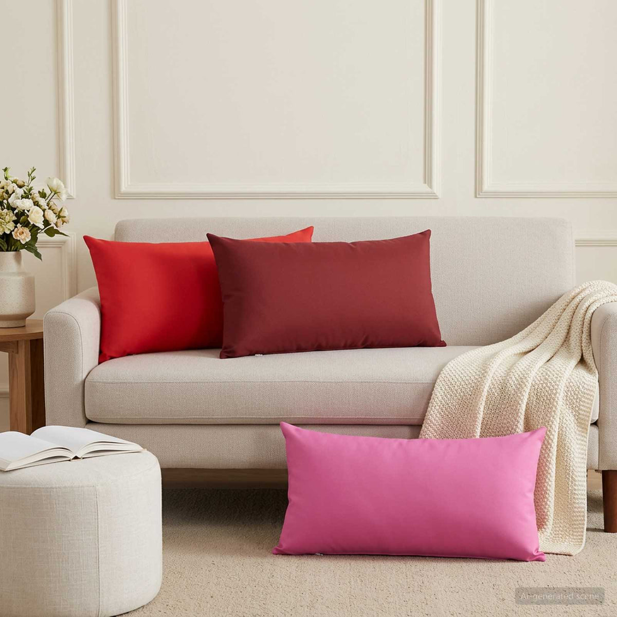 Housse De Coussin 6 Pcs Heerlen Polyester